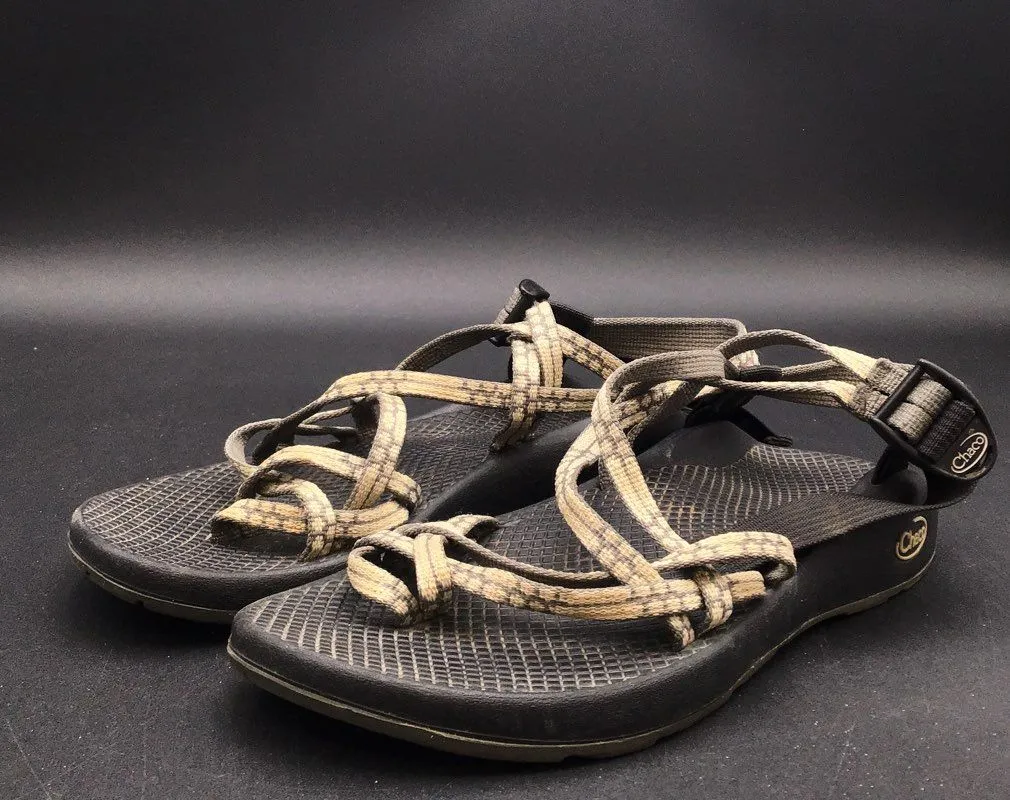 Chaco Women's Purple Beige Strappy Sandals - Size 9 Lot Of 2