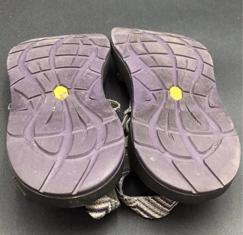 Chaco Women's Purple Beige Strappy Sandals - Size 9 Lot Of 2
