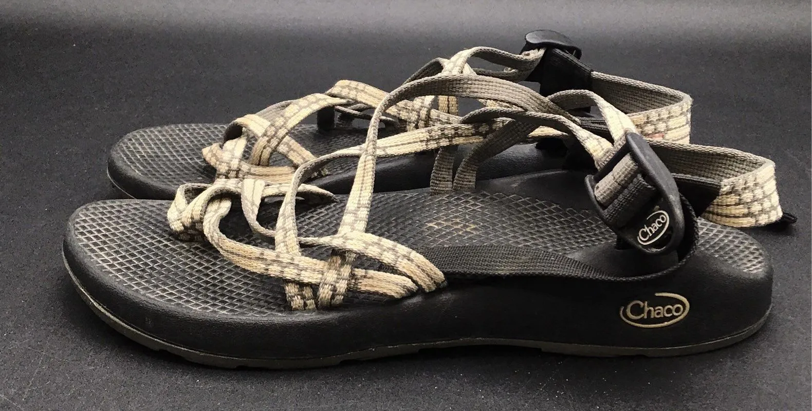 Chaco Women's Purple Beige Strappy Sandals - Size 9 Lot Of 2
