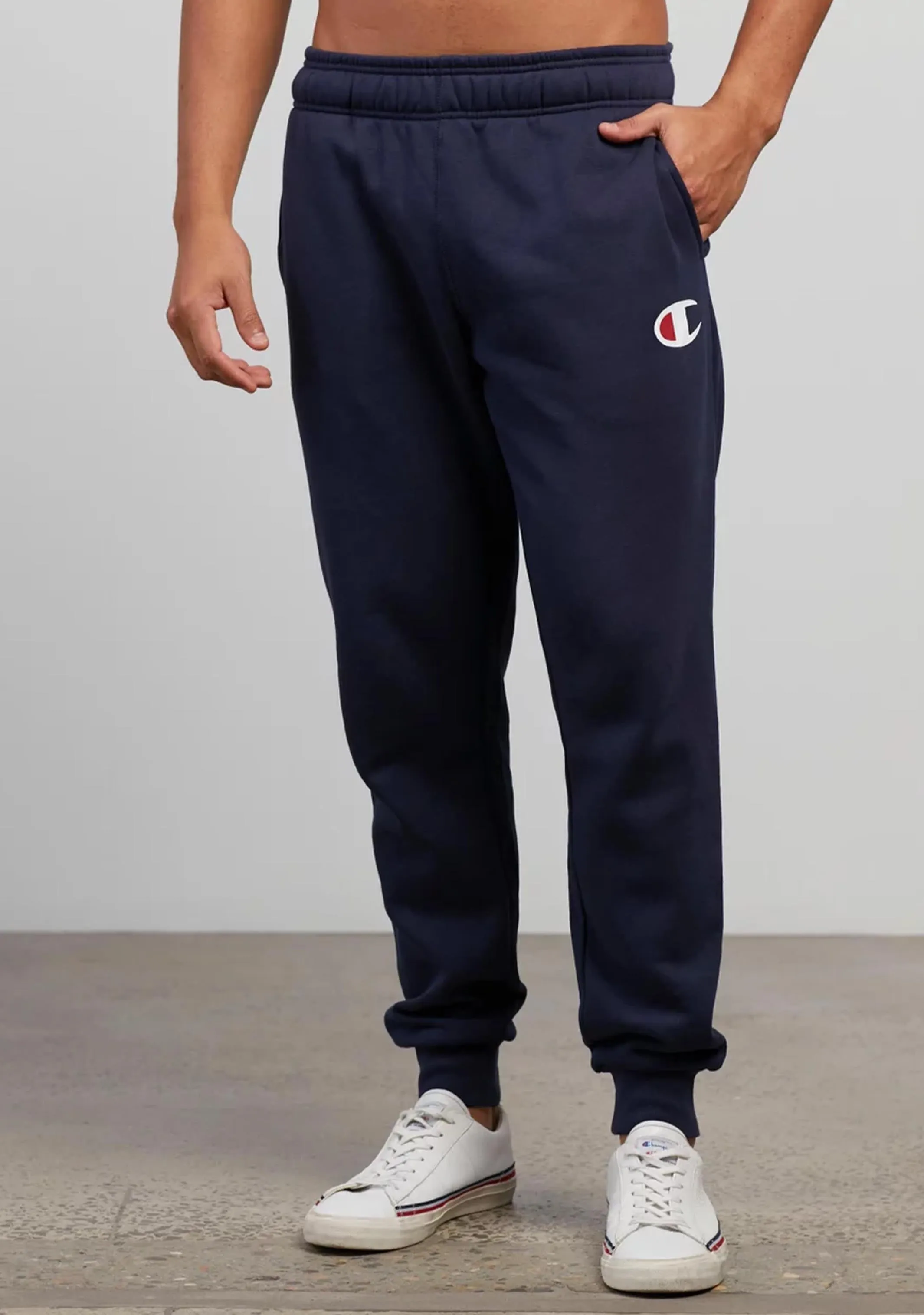 Champion C Logo Cuff Pant Mens Navy <br> AY76N NVY