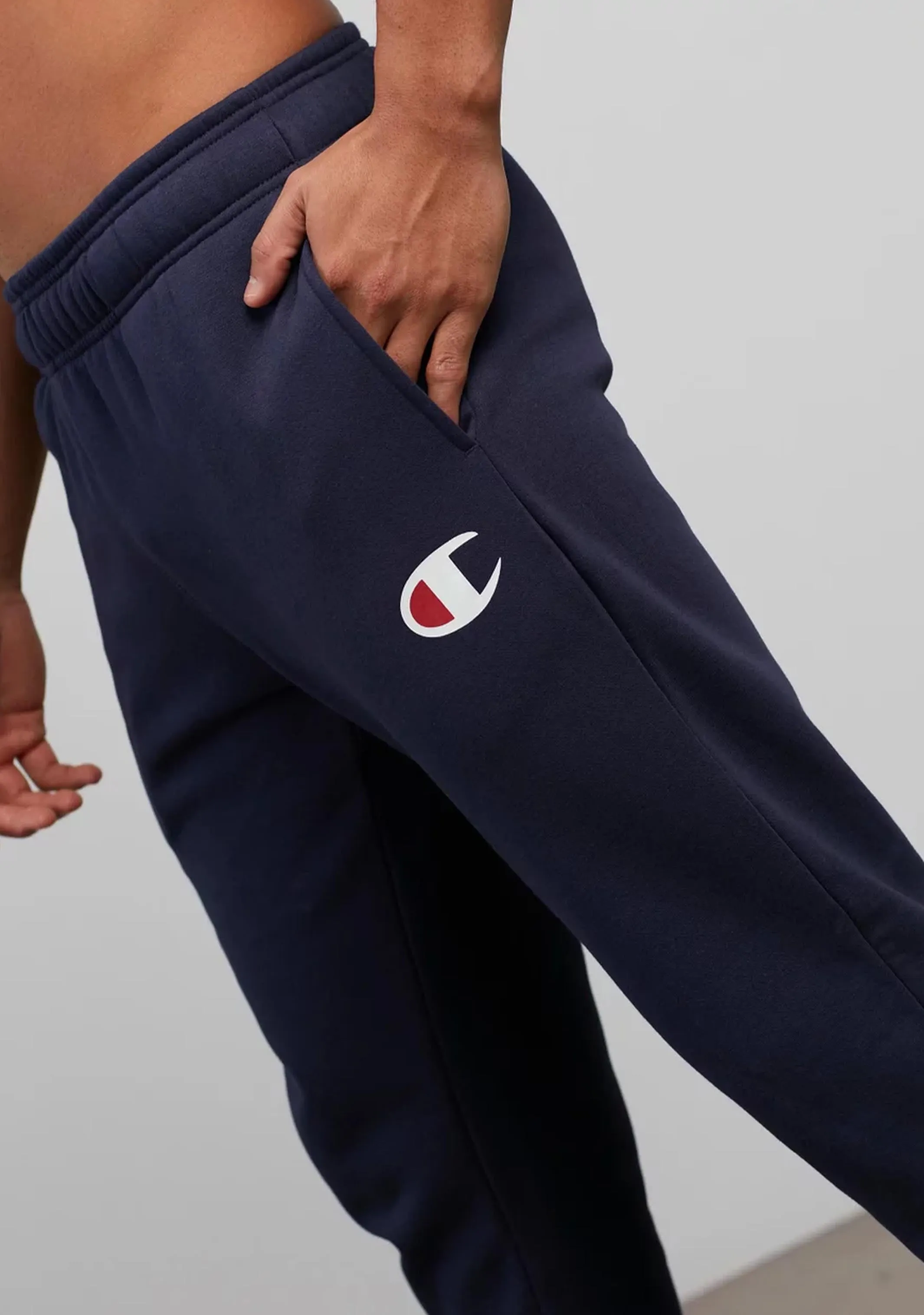 Champion C Logo Cuff Pant Mens Navy <br> AY76N NVY