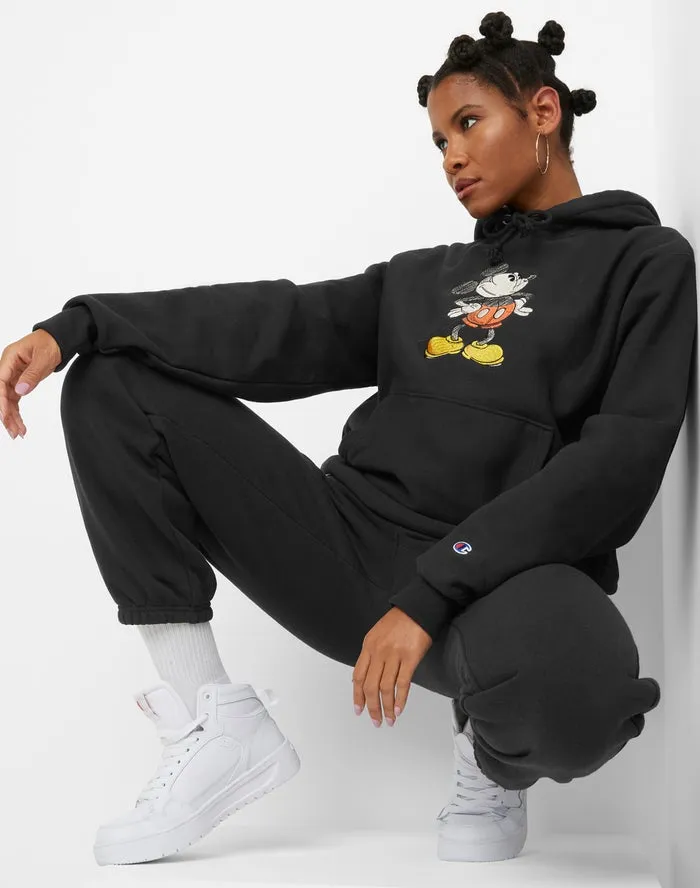 Champion Disney's Mickey & Friends Reverse Weave Boyfriend Hoodie, Disney's Mickey Mouse Black GF510 592178 003