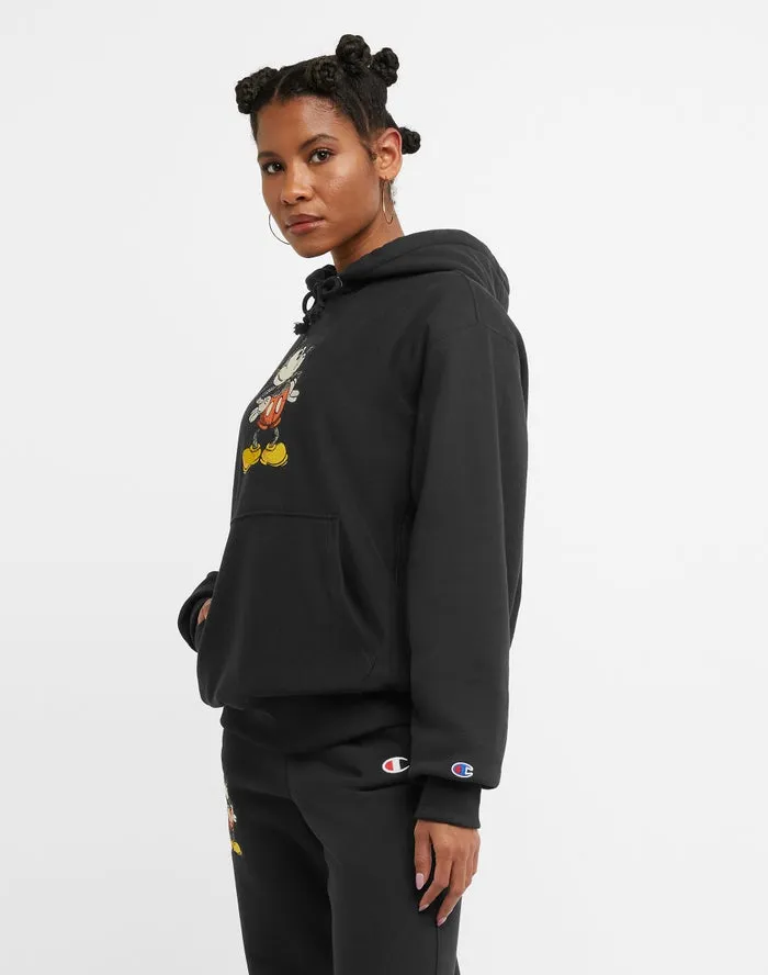 Champion Disney's Mickey & Friends Reverse Weave Boyfriend Hoodie, Disney's Mickey Mouse Black GF510 592178 003