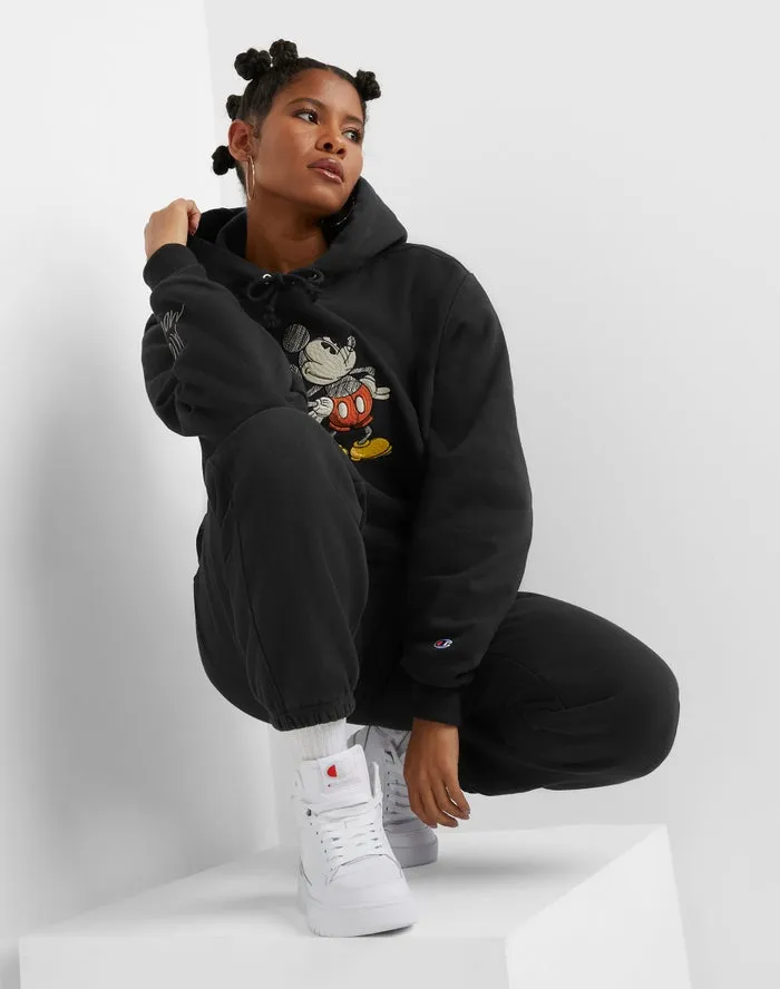Champion Disney's Mickey & Friends Reverse Weave Boyfriend Hoodie, Disney's Mickey Mouse Black GF510 592178 003
