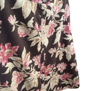 Chaps Linen Mini Skirt