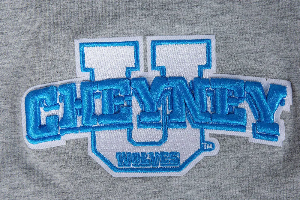 CHEYNEY UNIVERSITY CLASSIC MEN'S STACKED LOGO TEE (HEATHER GRAY/BLACK)