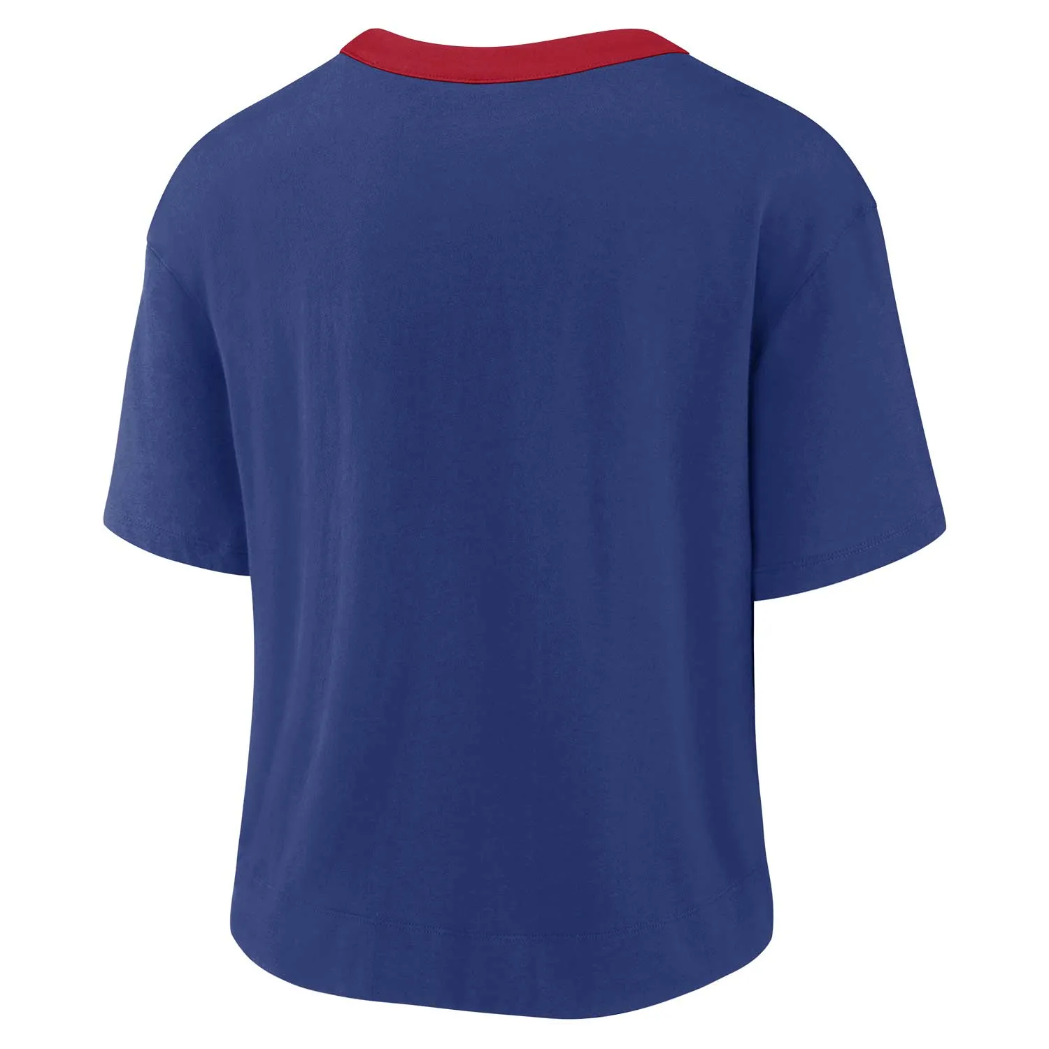 Chicago Cubs Women's Nike Team First High Hip Boxy T-Shirt