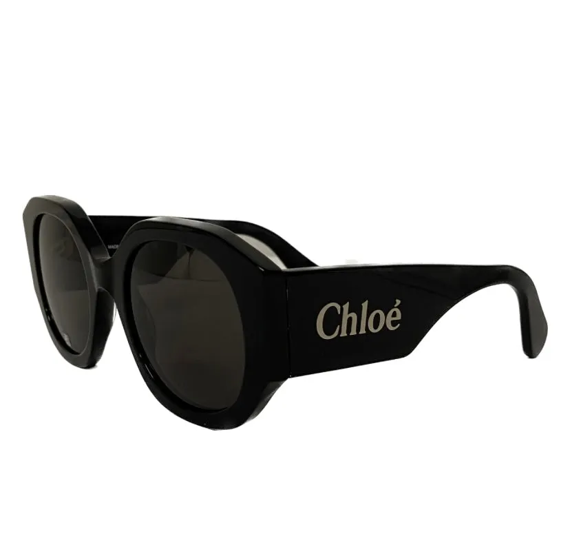 Chloe Oversized Acetate Round Sunglasses