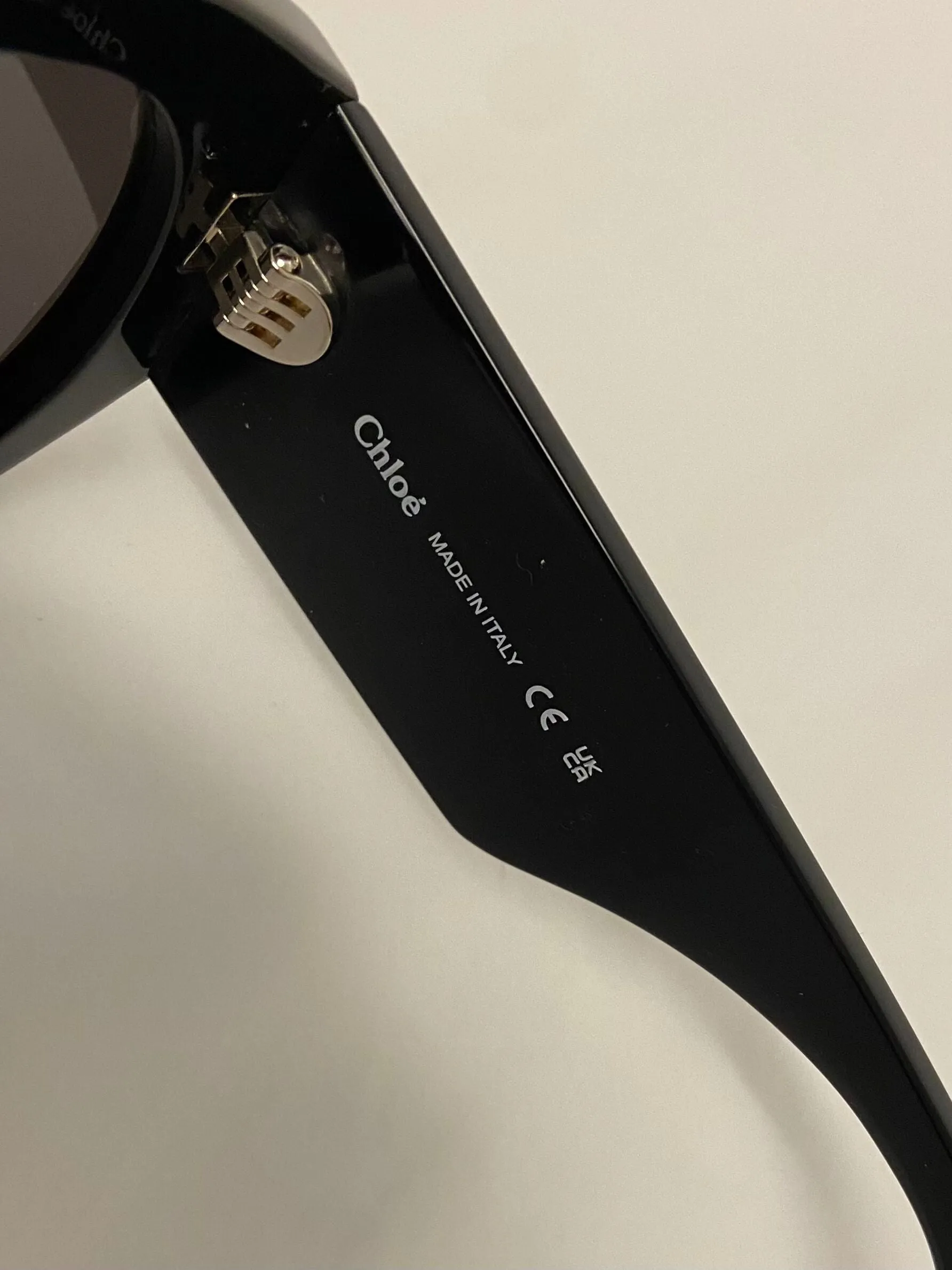 Chloe Oversized Acetate Round Sunglasses