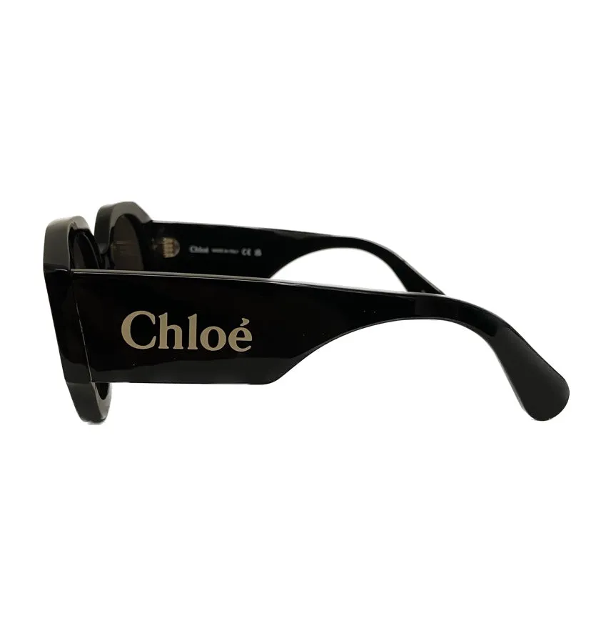 Chloe Oversized Acetate Round Sunglasses