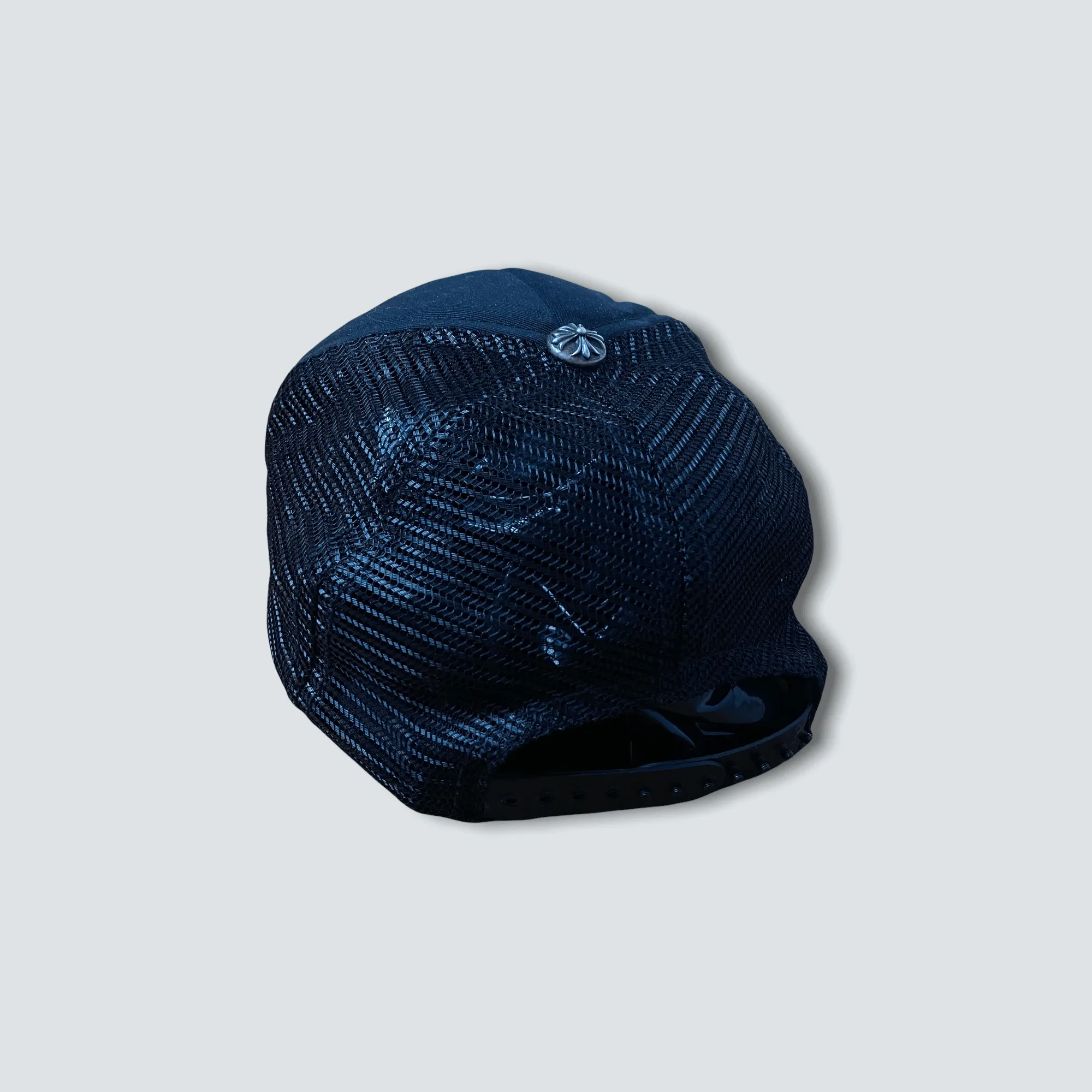 Chrome Hearts Black “CH” Trucker Hat