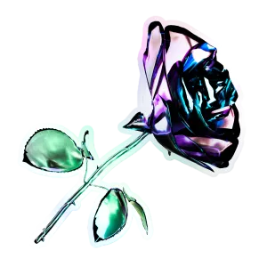 Chrome Sting Holographic Sticker