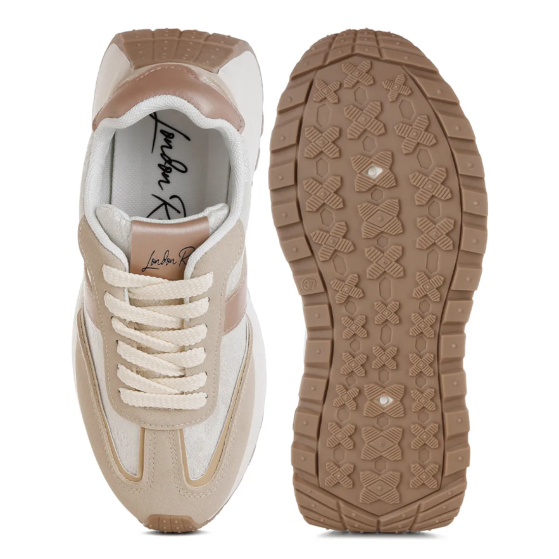 Chunky Anti-Skid Lace-Up Sneakers
