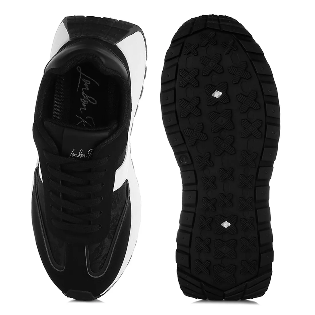 Chunky Anti-Skid Lace-Up Sneakers