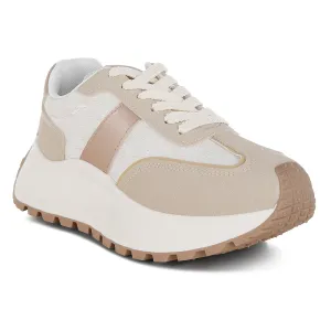 Chunky Anti-Skid Lace-Up Sneakers
