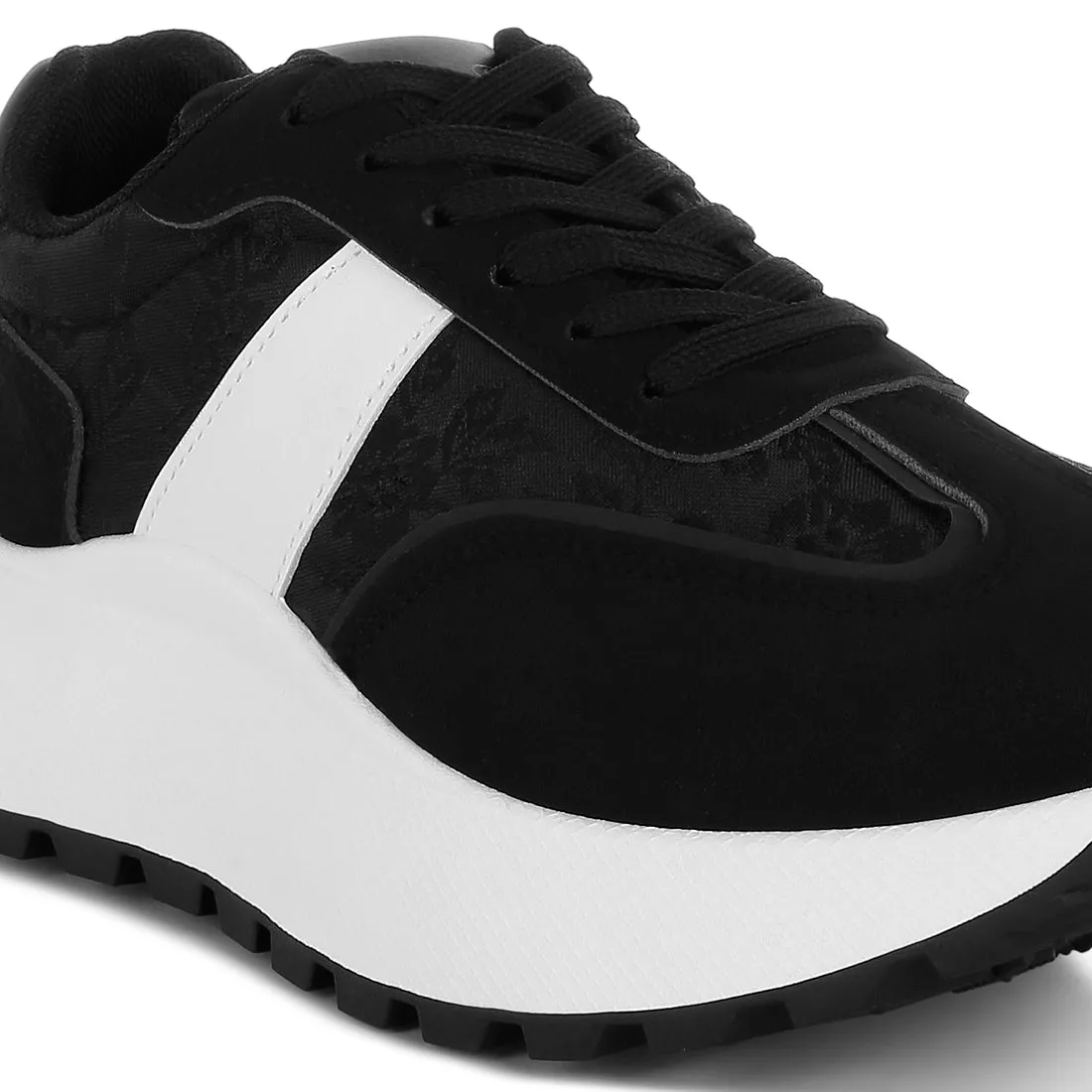Chunky Anti-Skid Lace-Up Sneakers