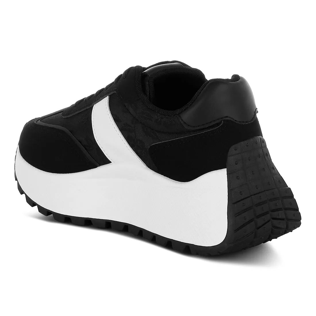 Chunky Anti-Skid Lace-Up Sneakers
