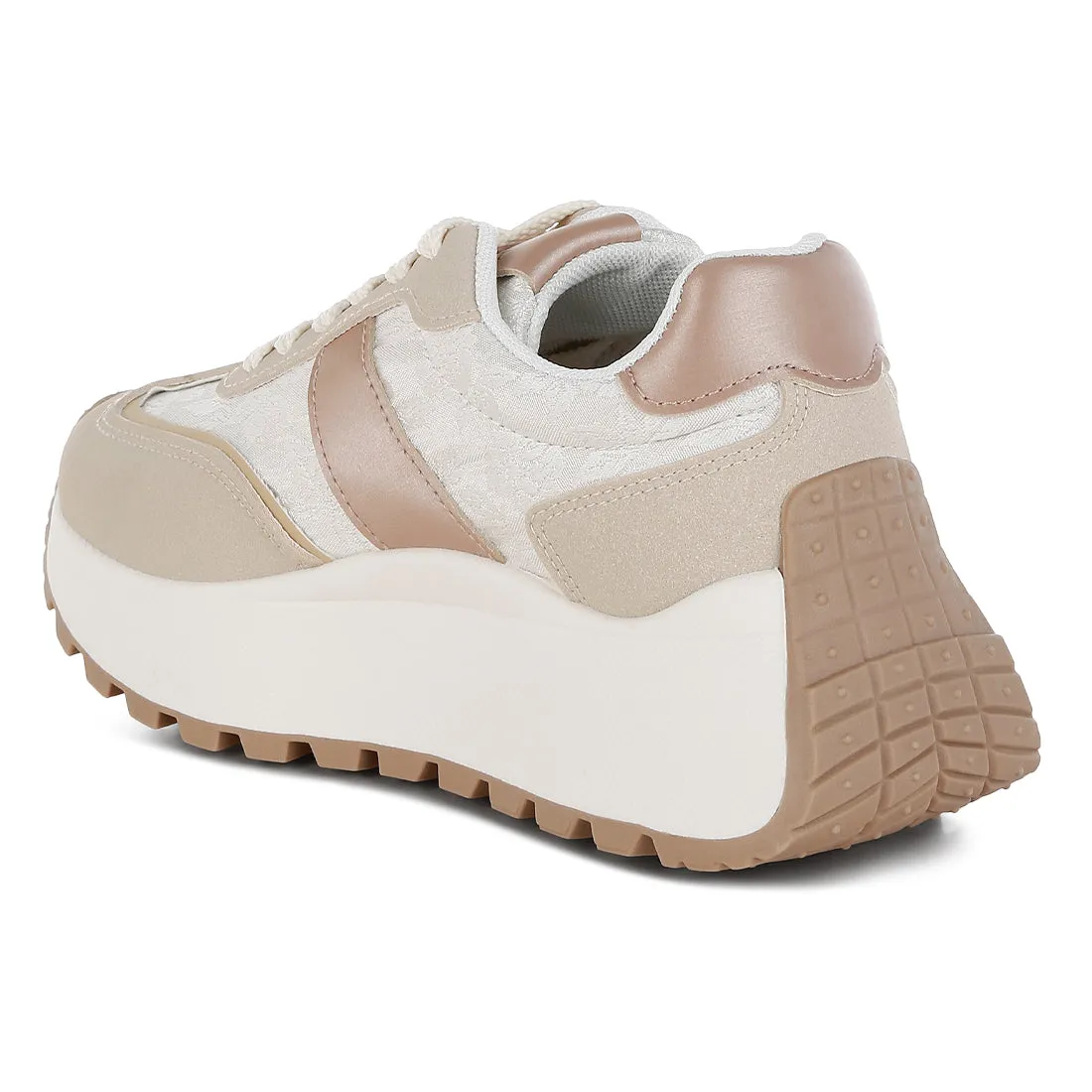 Chunky Anti-Skid Lace-Up Sneakers