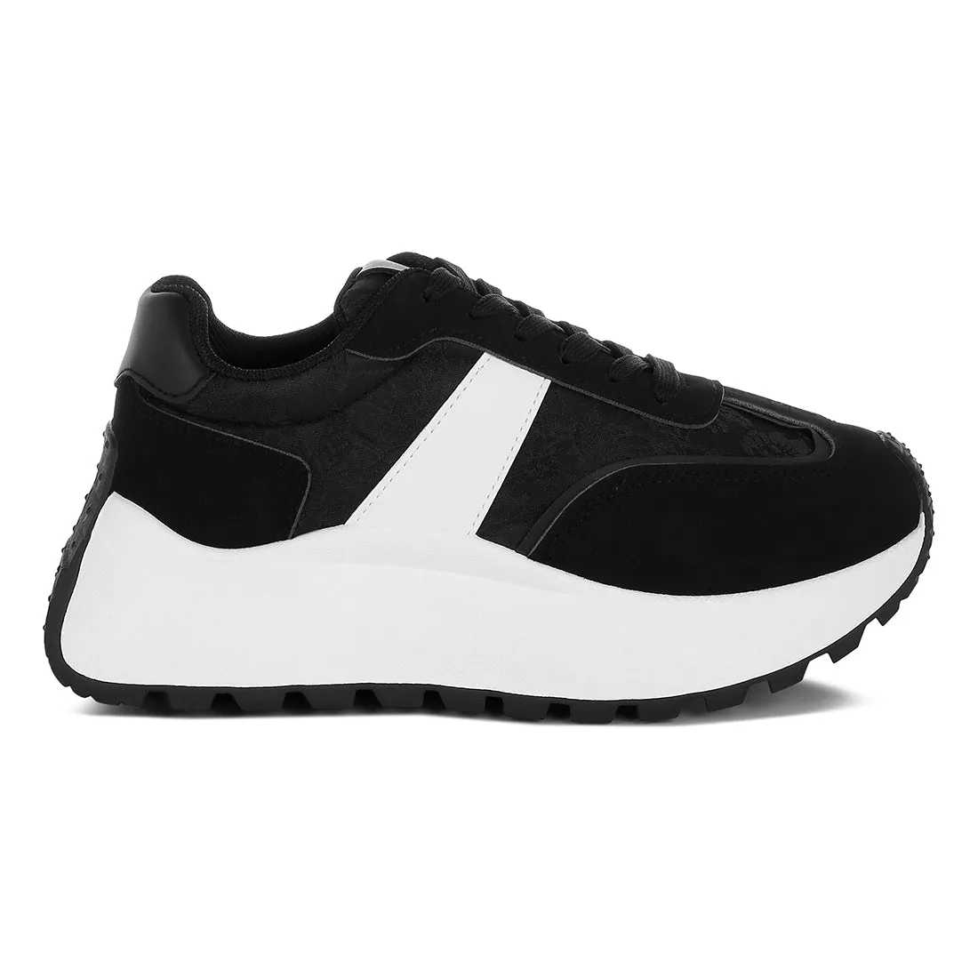 Chunky Anti-Skid Lace-Up Sneakers