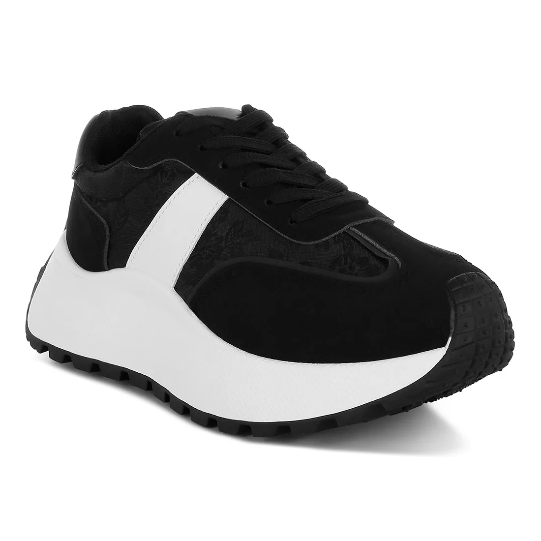 Chunky Anti-Skid Lace-Up Sneakers