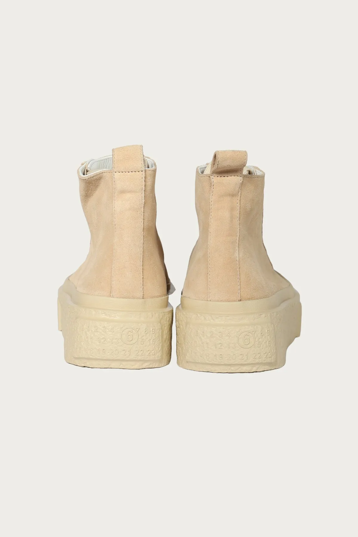 Chunky Sole Hi-Tops - Brown/Tan