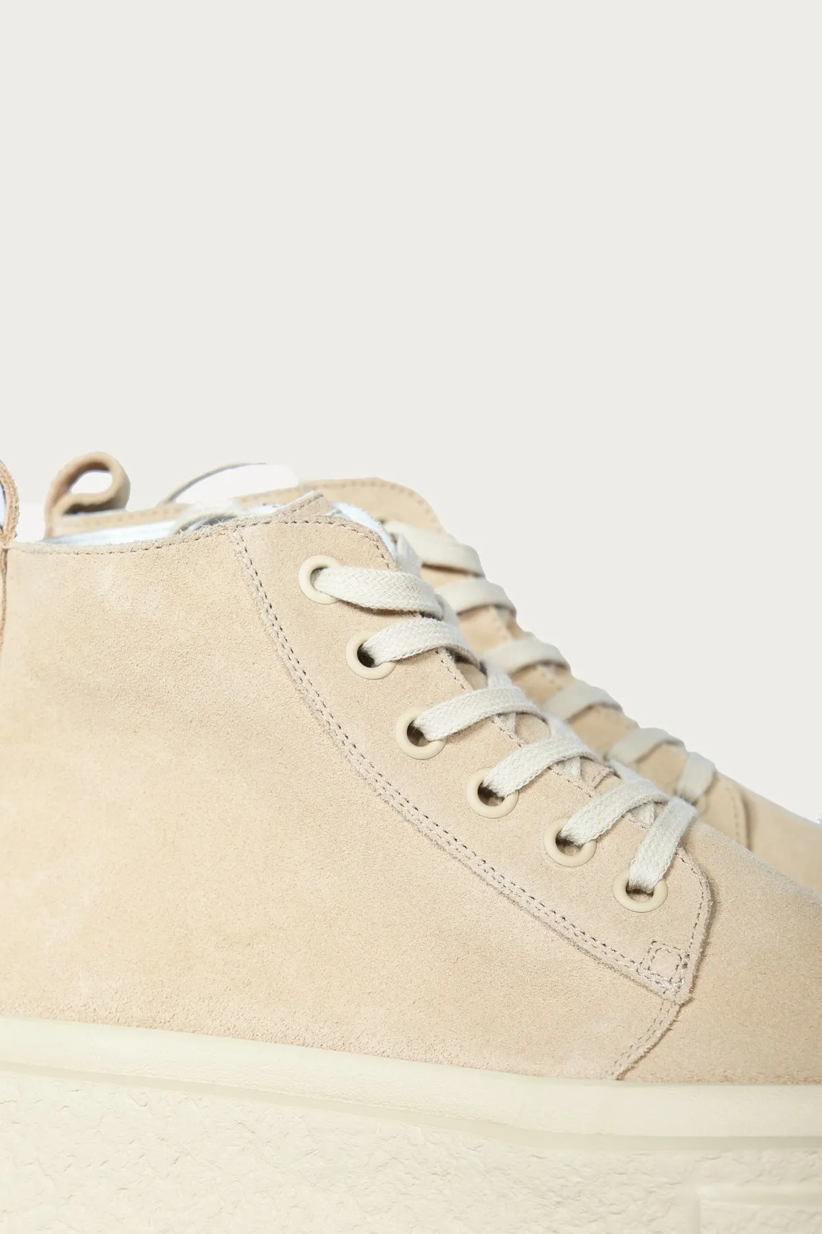 Chunky Sole Hi-Tops - Brown/Tan