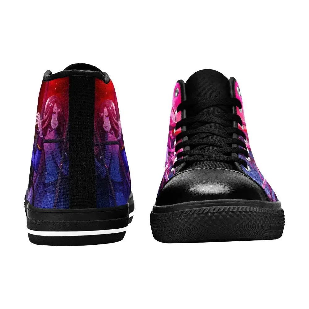 Claire Aurora The Eminence in Shadow Garden Shoes High Tops Sneakers for Kids and Adults