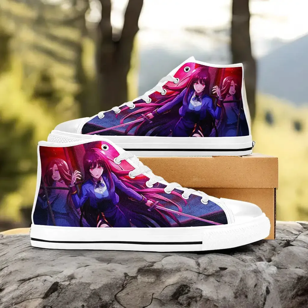 Claire Aurora The Eminence in Shadow Garden Shoes High Tops Sneakers for Kids and Adults