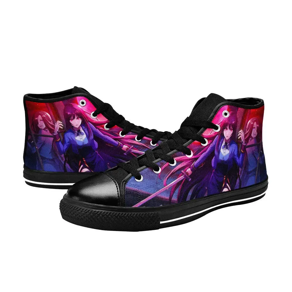 Claire Aurora The Eminence in Shadow Garden Shoes High Tops Sneakers for Kids and Adults