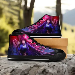 Claire Aurora The Eminence in Shadow Garden Shoes High Tops Sneakers for Kids and Adults