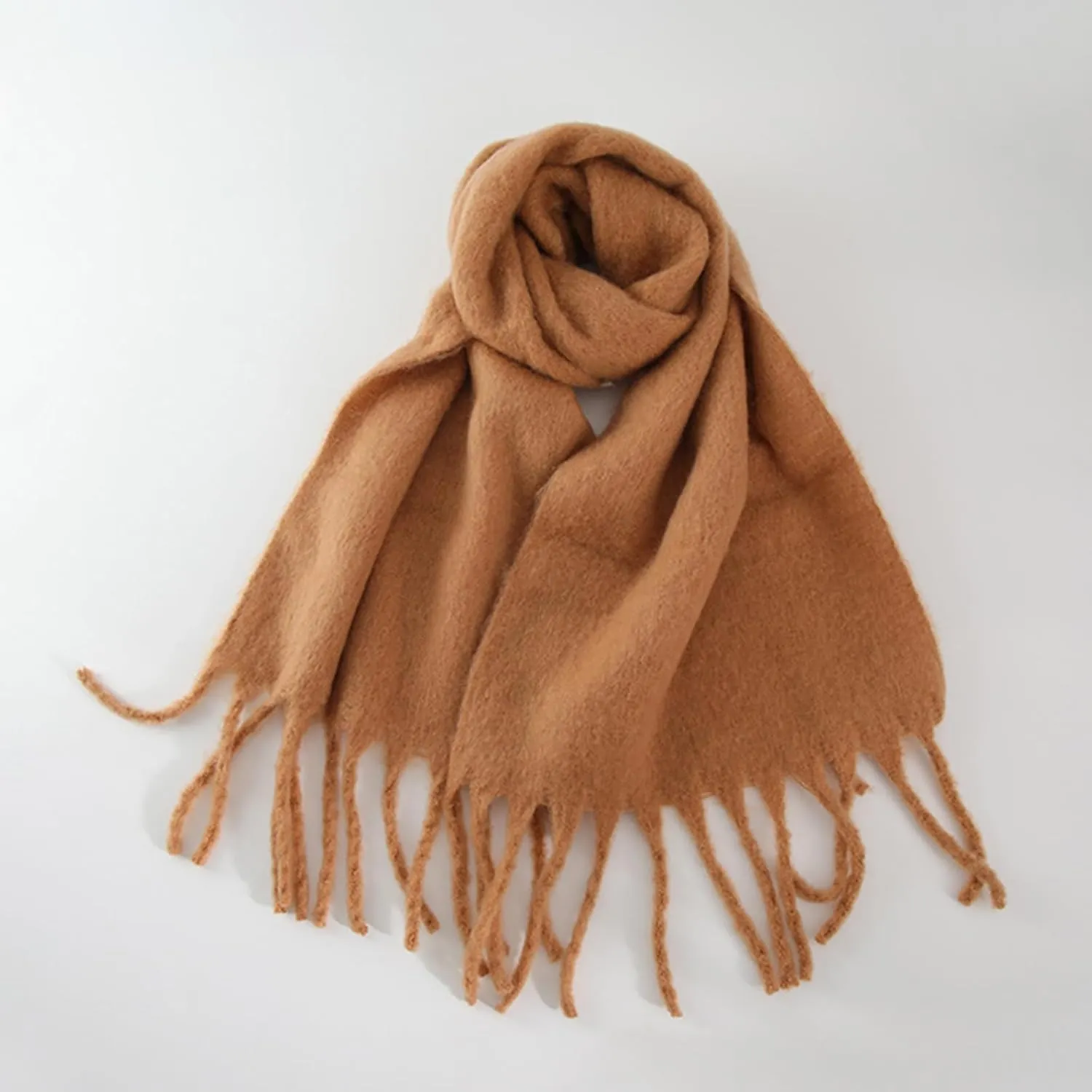 Classic Scarf Teenagers Shawl Cashmere Like Scarf Women Winter Shawl Neck Wrap Scarf Leisure Outfit