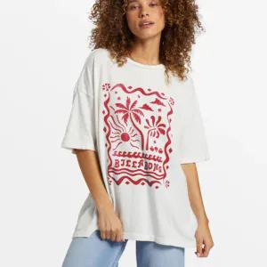 Coastal Tides Oversized T-Shirt
