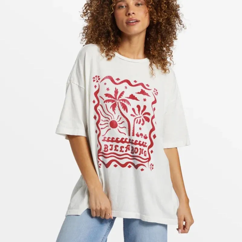 Coastal Tides Oversized T-Shirt