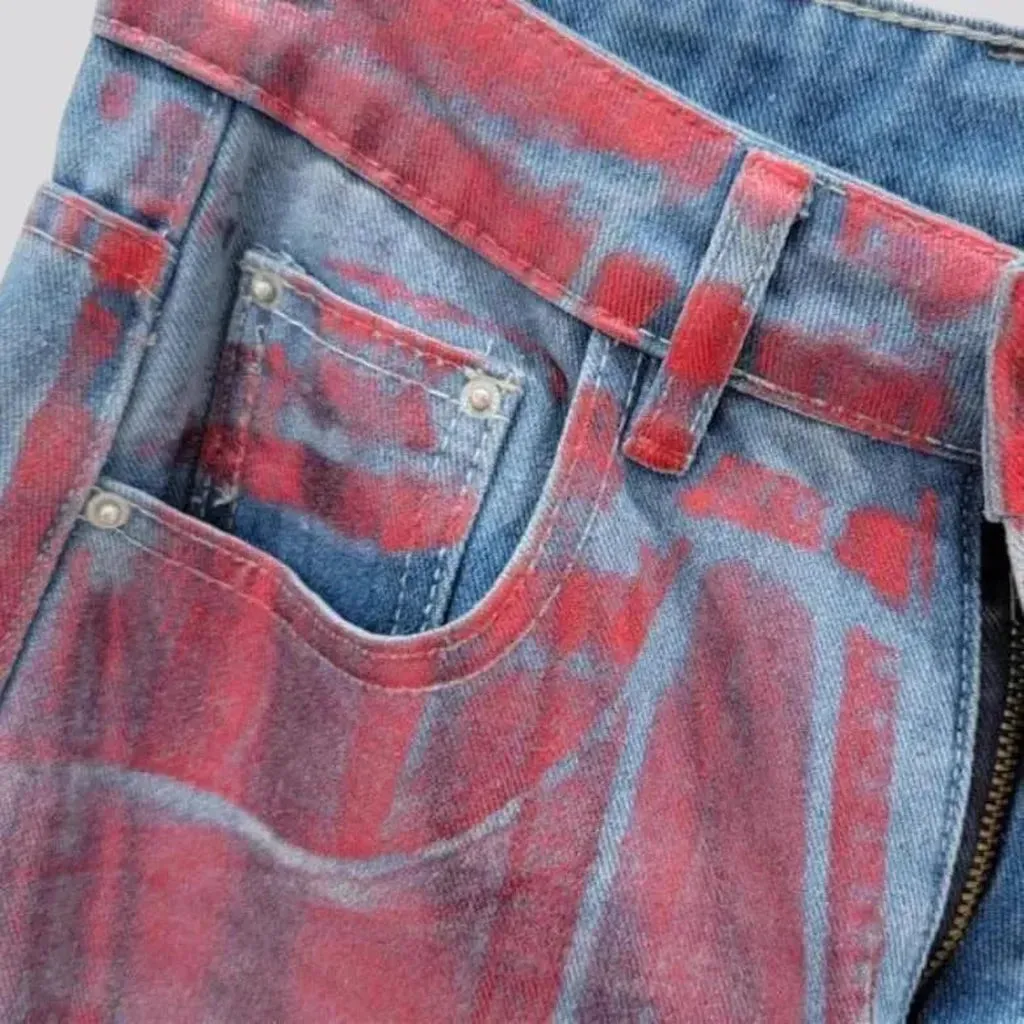 Color women's fashion jeans