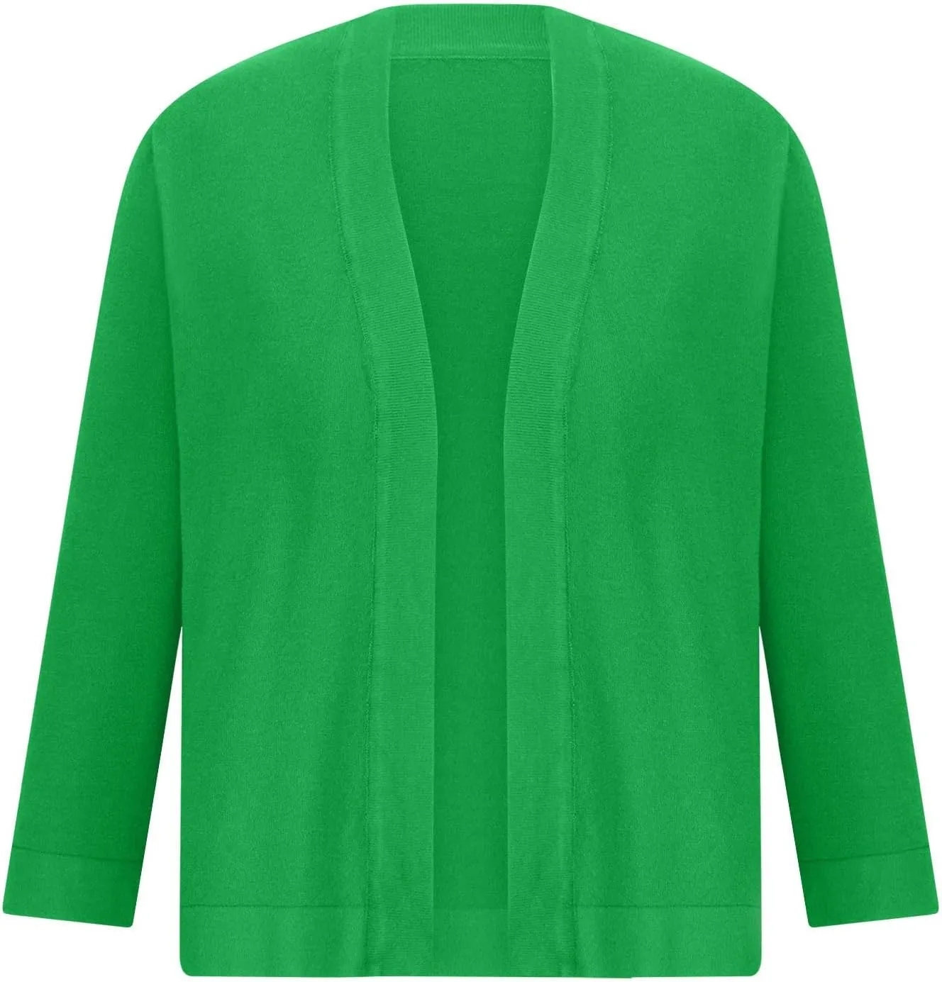 Comfy Cropped Cardigan Sweaters for Women Lightweight 3/4 Sleeve Knit Shrugs Fall Elegant Open Front Short Outwear