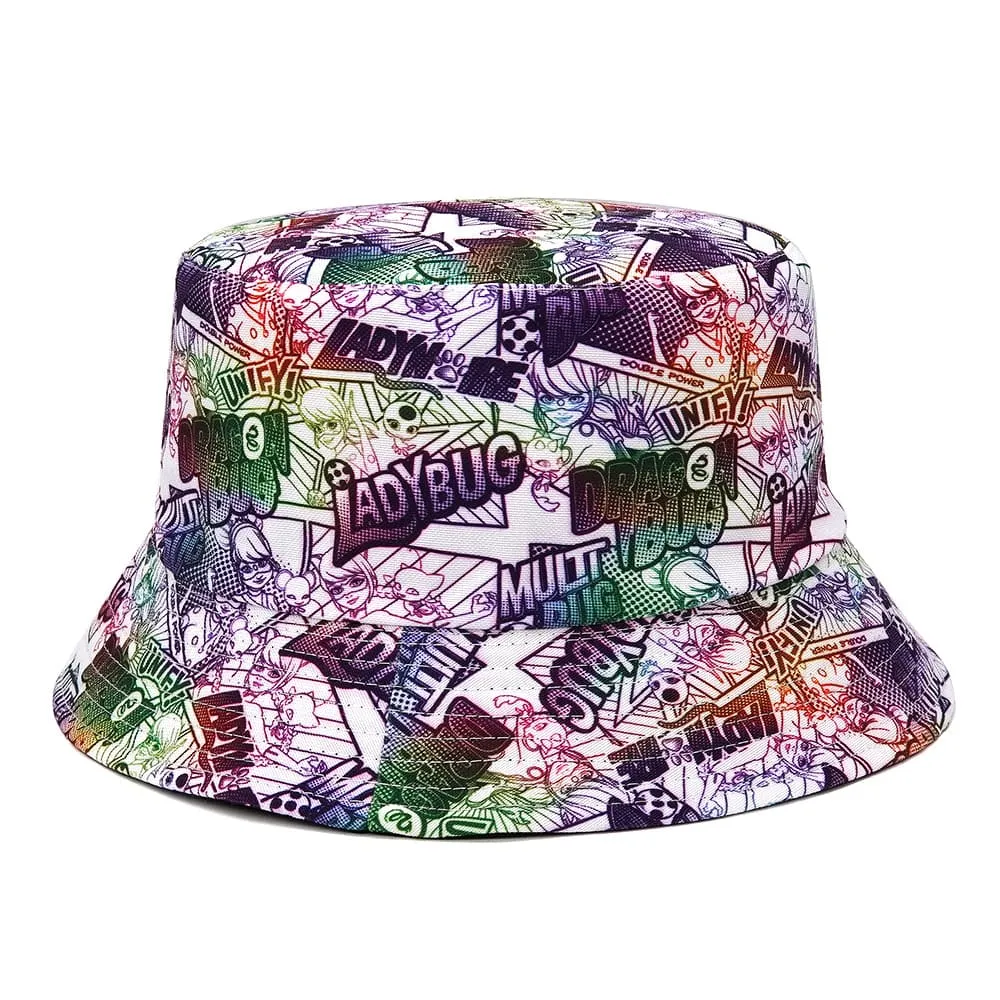 Comic Pages Reversible Bucket Hat