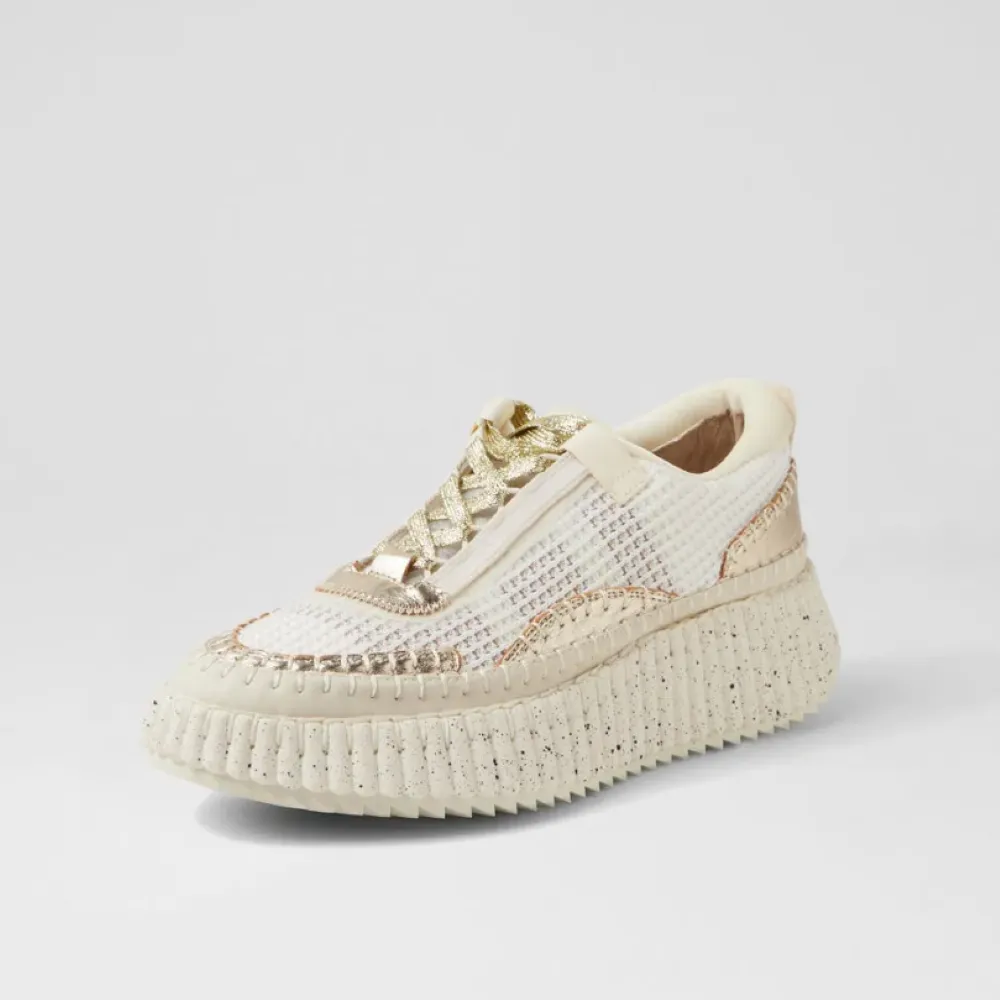 COPEN SNEAKER - GOLD & BEIGE