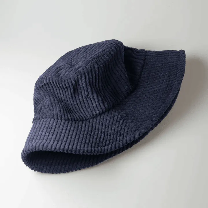 Corduroy Bucket Hat - Midnight Blue