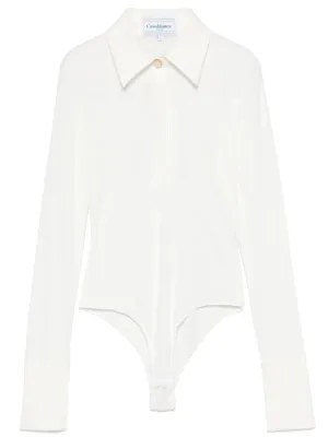 crepe jersey bodysuit