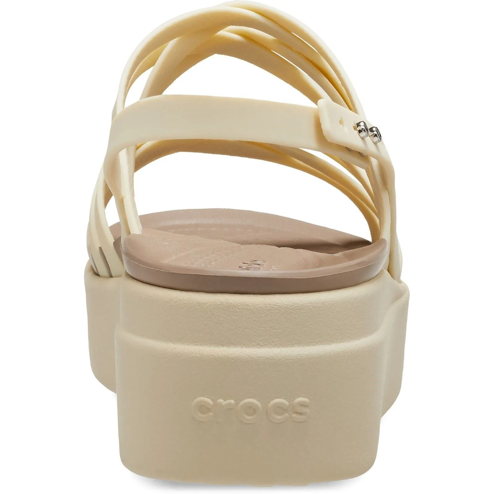 Crocs Women's Brooklyn Low Strappy Wedge Sandals in 2 Colours, Sizes 4 to 9