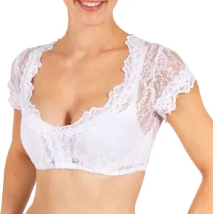 Crop Tops for Women Sexy Sheer Mesh Floral Lace Dirndl Blouse Breathable h Deep V Neck Beachwear Summer Short