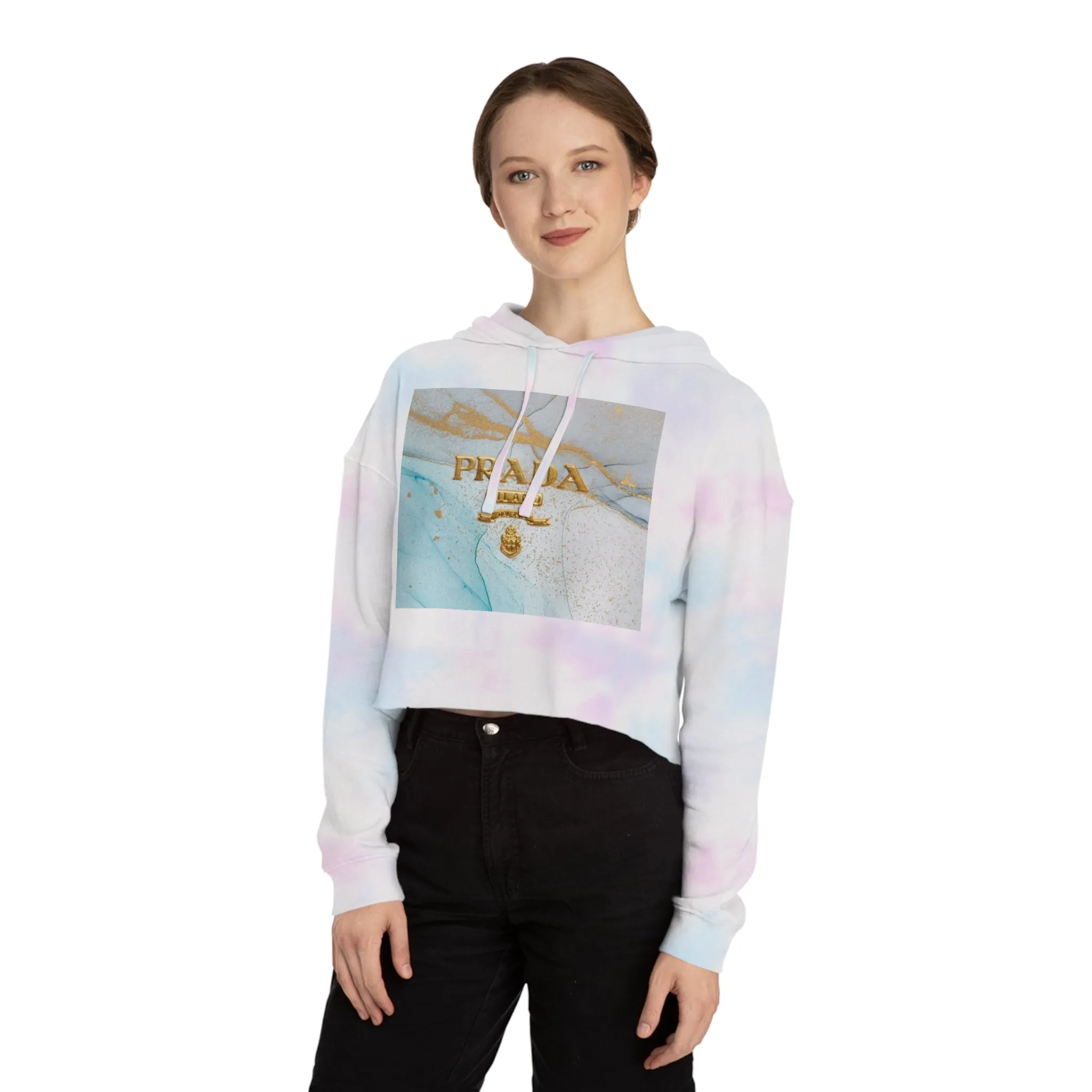 Cropped Hoodie - Prada Croptop Design