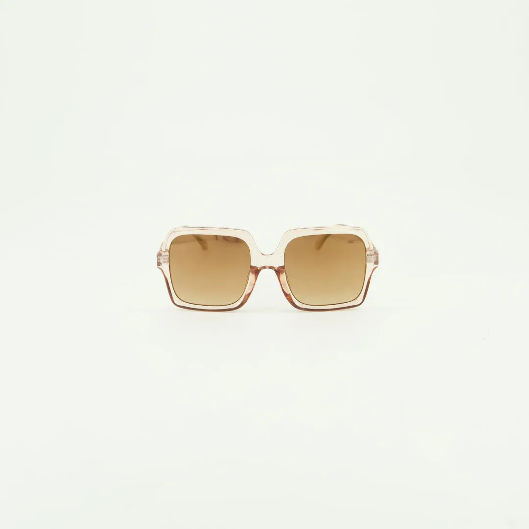 Crystal Square Oversized Sunglasses.