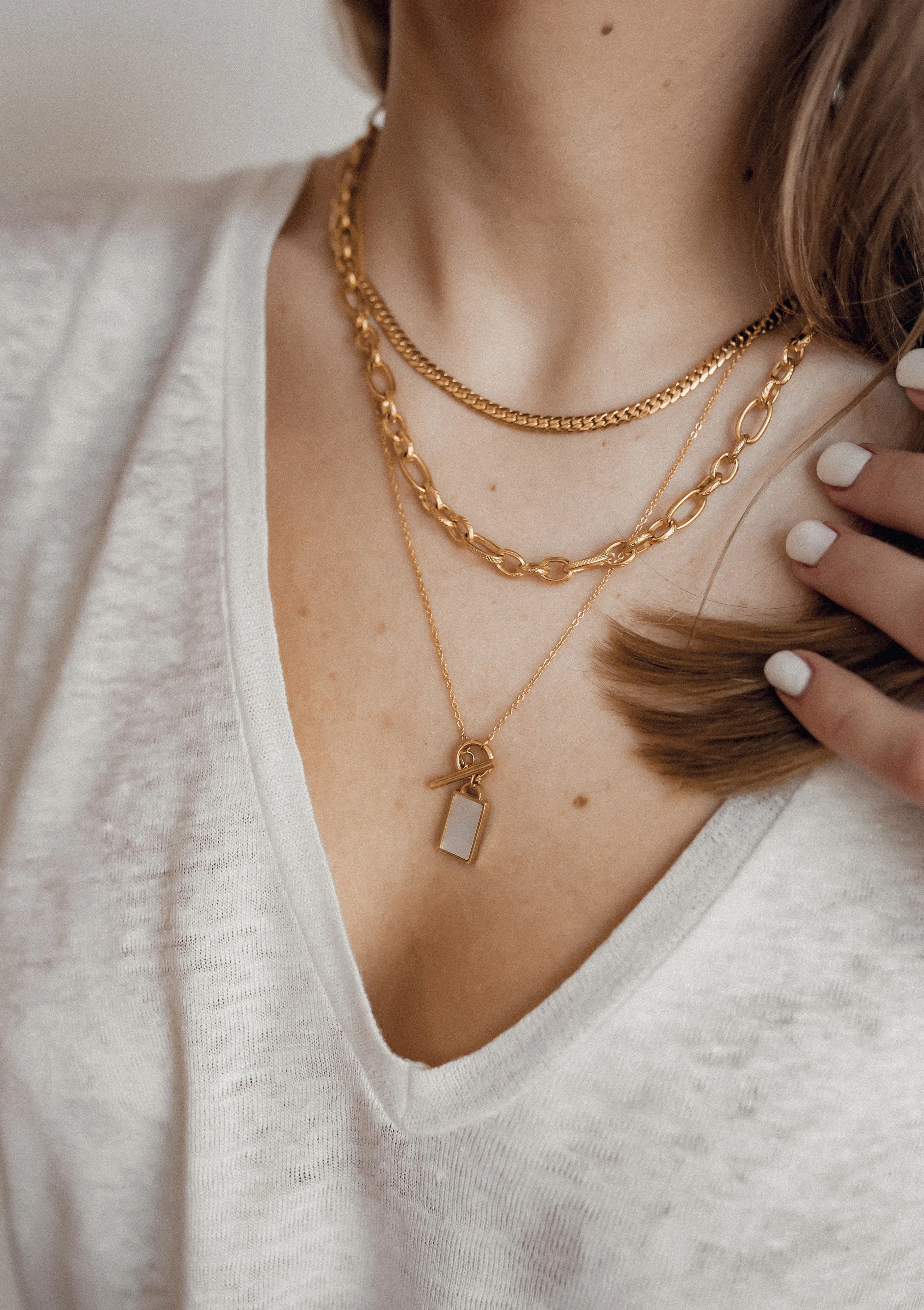 Cuban Link Chain Necklace Gold