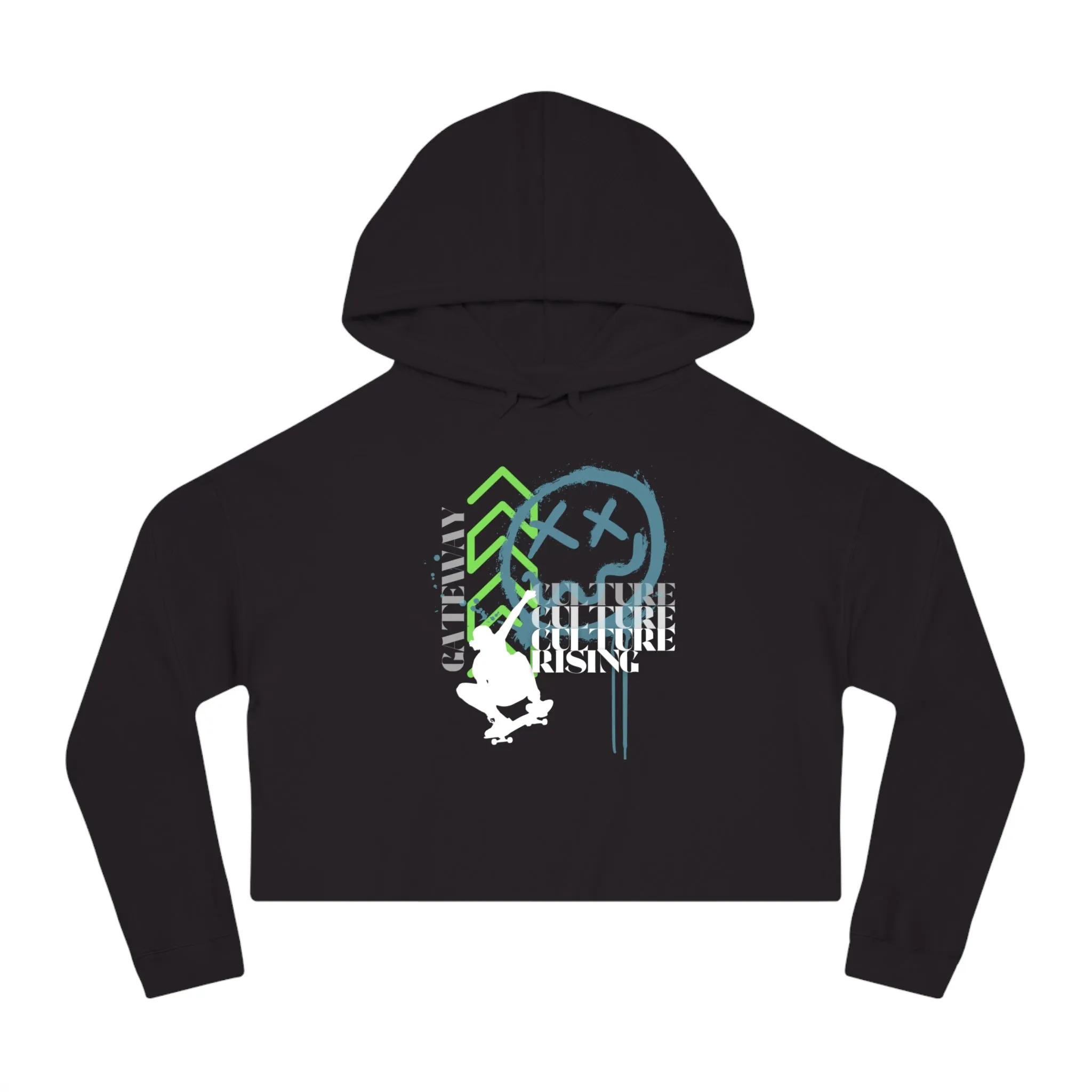 Culture Rising Cropped Hooded Sweatshirt