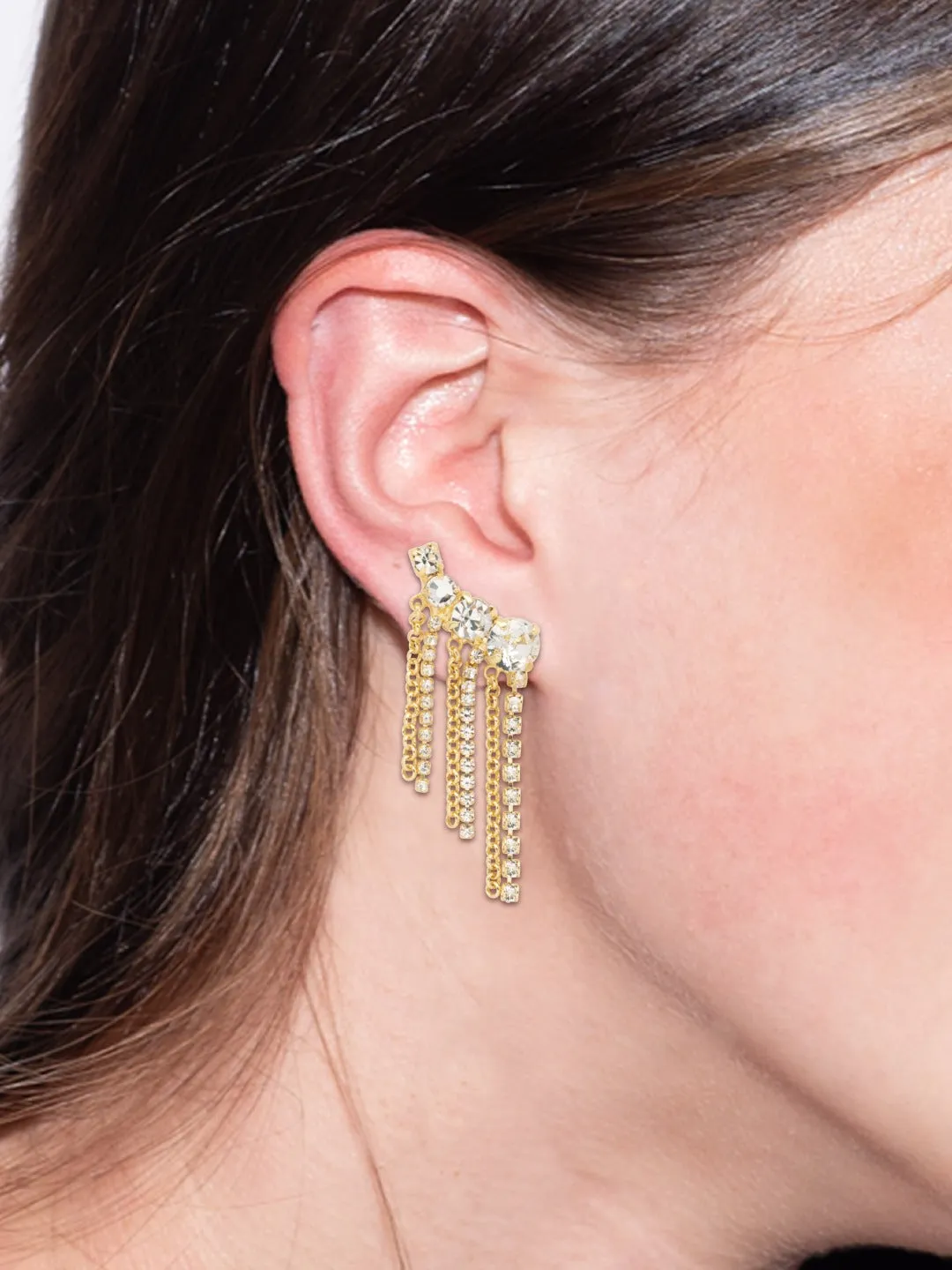 Curtain Climber Statement Earrings - 4EFL2BGCRY