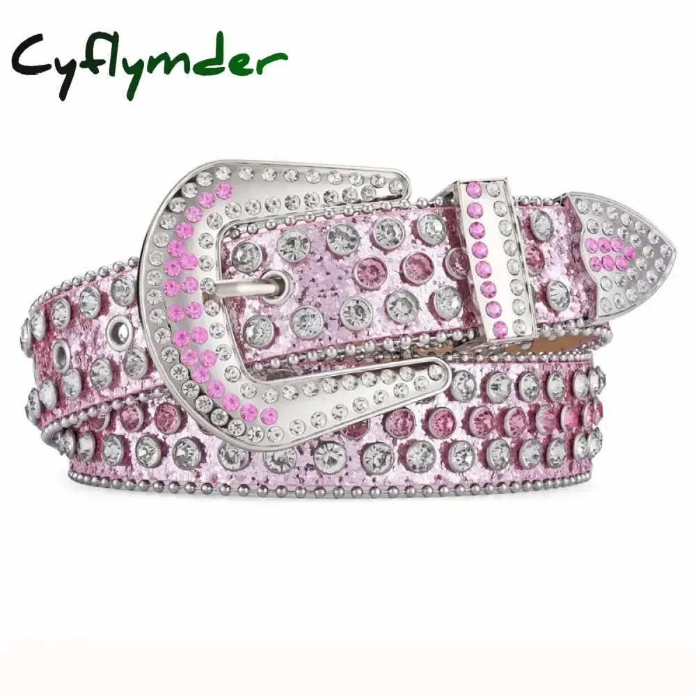 Cyflymder Cottage Vintage Heart Shape Belts Women PU Leather Adjustable Brown Sashes Y2K Grunge Rivet Hollow Out Accessaries