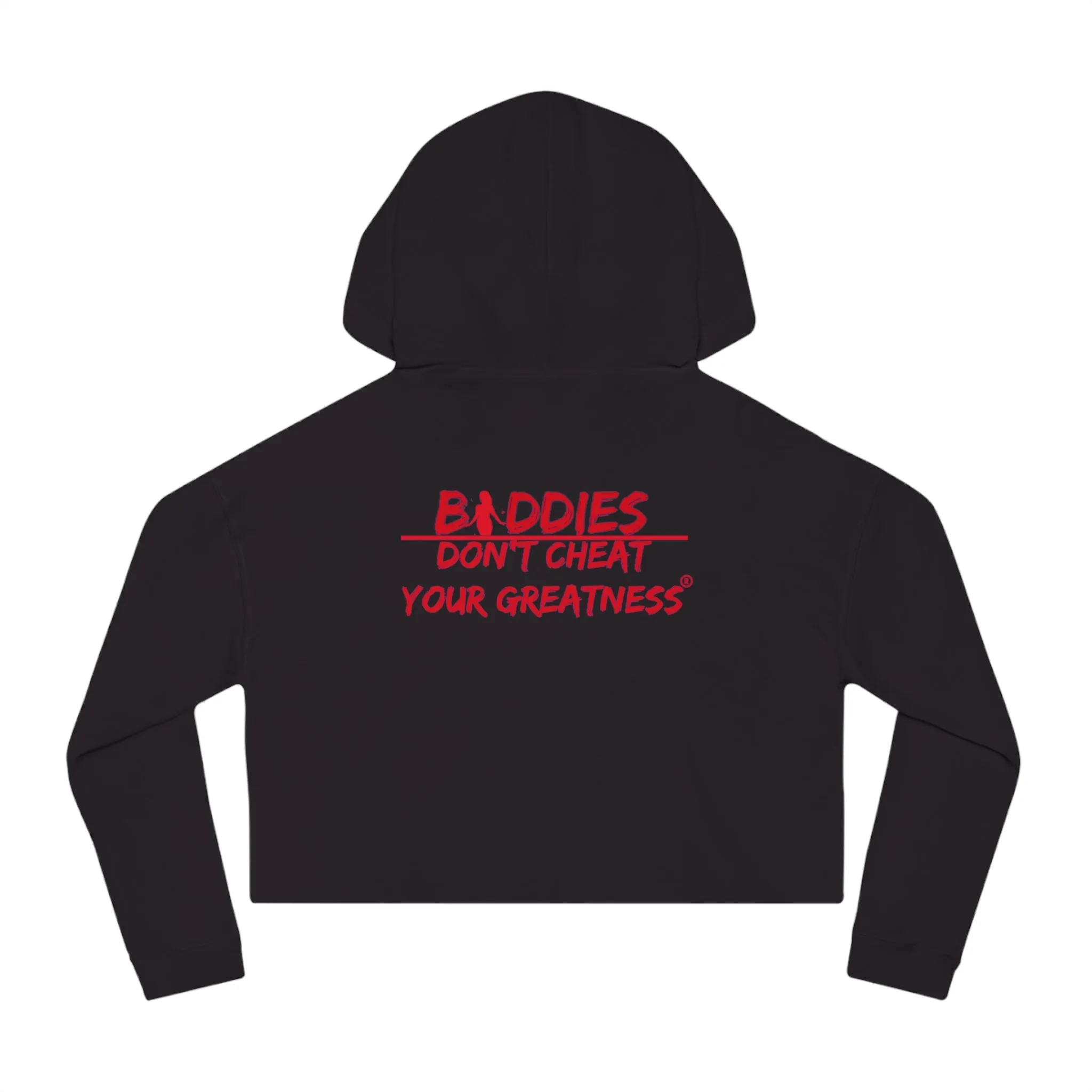 DCYG FX Baddies Red Logo Women’s Cropped Hooded Sweatshirt