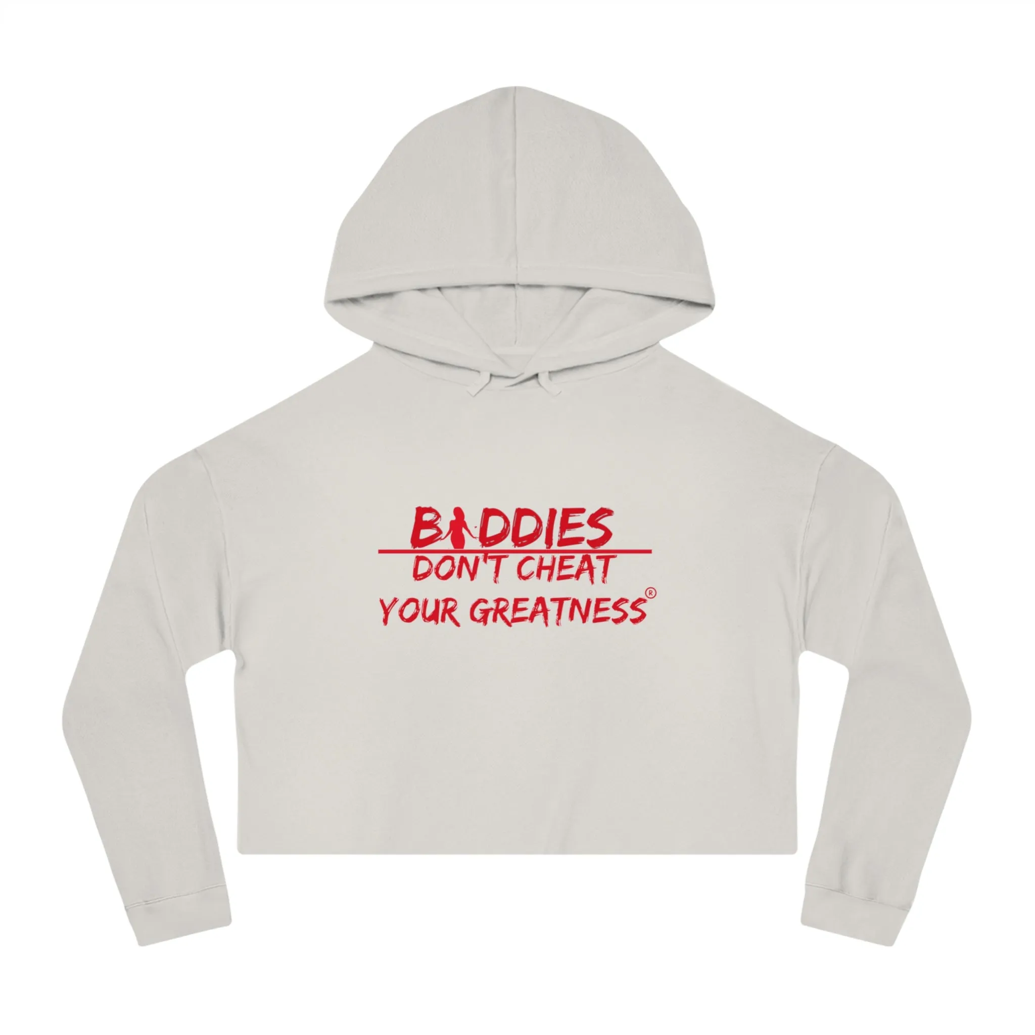 DCYG FX Baddies Red Logo Women’s Cropped Hooded Sweatshirt