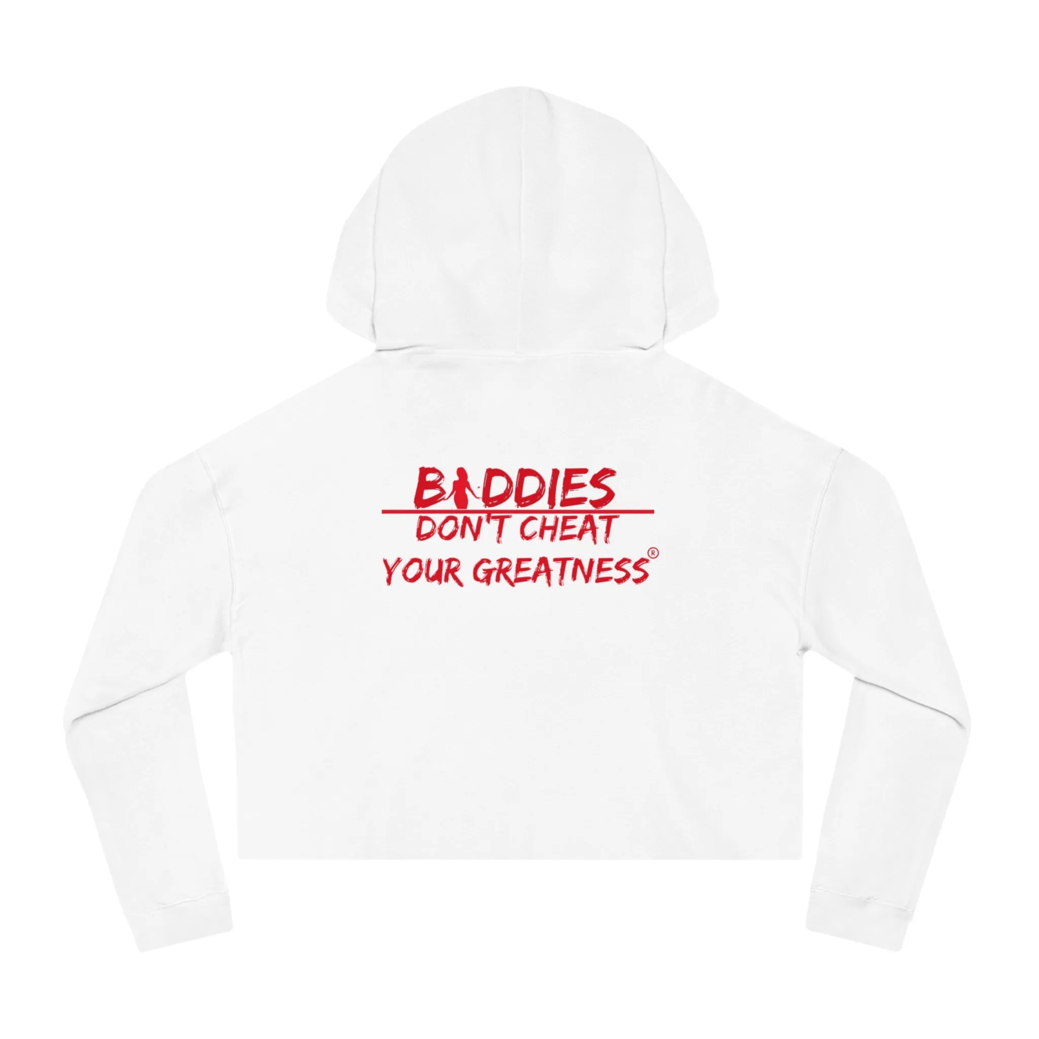 DCYG FX Baddies Red Logo Women’s Cropped Hooded Sweatshirt